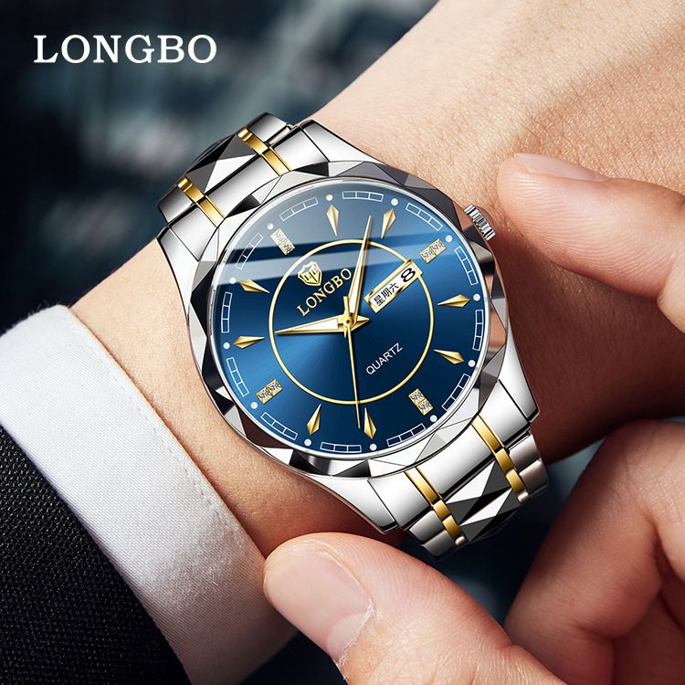 Longbo brand men's quartz watch a generation of simple casual lovers watch waterproof men's watch men's watch
