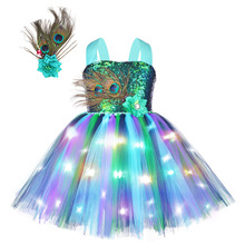 ��ȸ���}ŮͯTutu��Ƭ��ȸëȹLED�W��ȹ��ͯ�赸�ݳ���ë�zӰ��