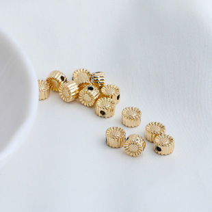 14K����ɫ���տ�������� ���朿���������� diy�ֹ�ɢ�����
