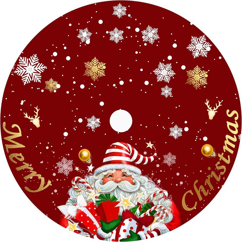 新しいクロスボーダークリスマスツリースカート90/120センチメートルツリーエプロン漫画プリントクリスマス用品装飾品卸売|undefined