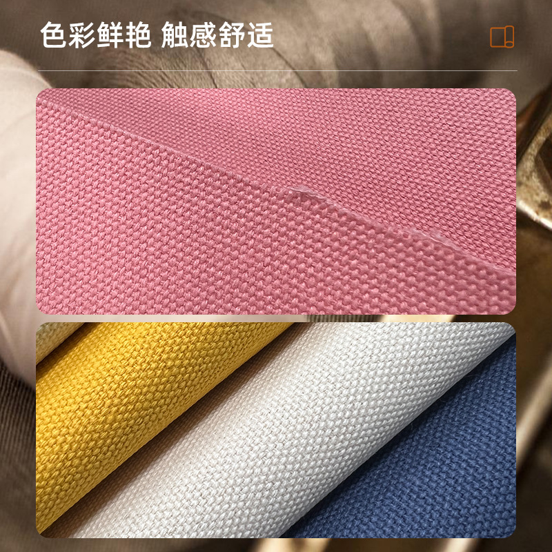 Inventario de tela de lona de poliestireno de algodón de poliestireno de algodón de tela de almohadilla de mesa de tela de lona de mochila de zapatos entrega rápida