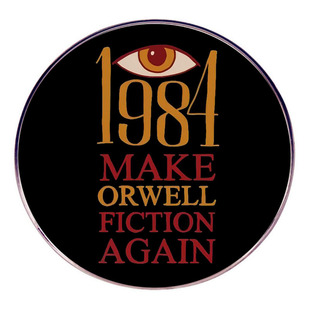 Re-creation of Orwell's novel brooch English books pin badge metal alloy badge accessories