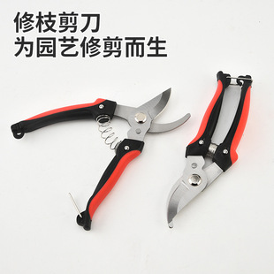 Factory wholesale stainless steel gardening pruning shears garden fruit picking shears plate planting pruning shears labor-saving bird beak pruning shears knife