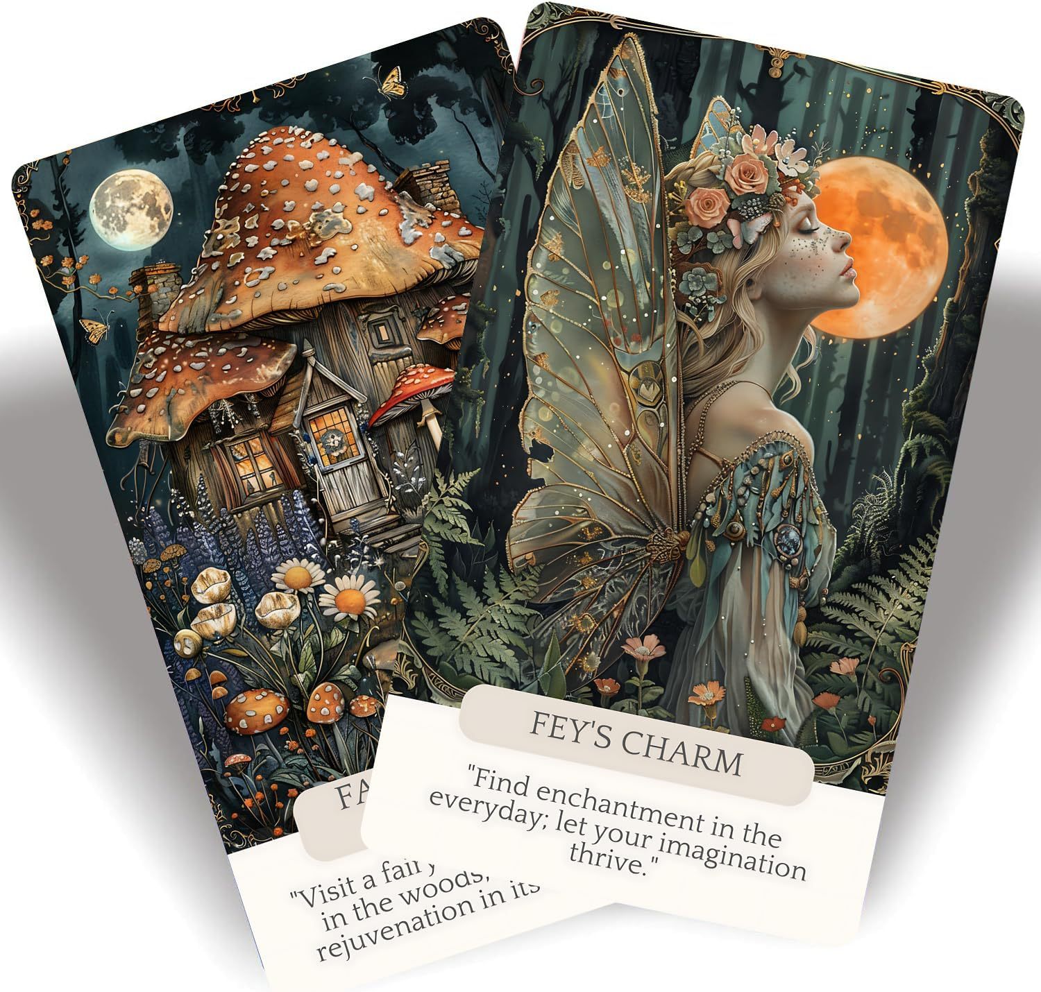 Carte dei tarocchi in inglese e gioco da tavolo fairy magic_voghion.com