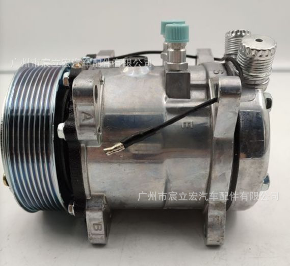 505 - SD5H09-12V, PV8, 119mm Compresor de aire acondicionado de automóviles generales - CO505.12.8.119