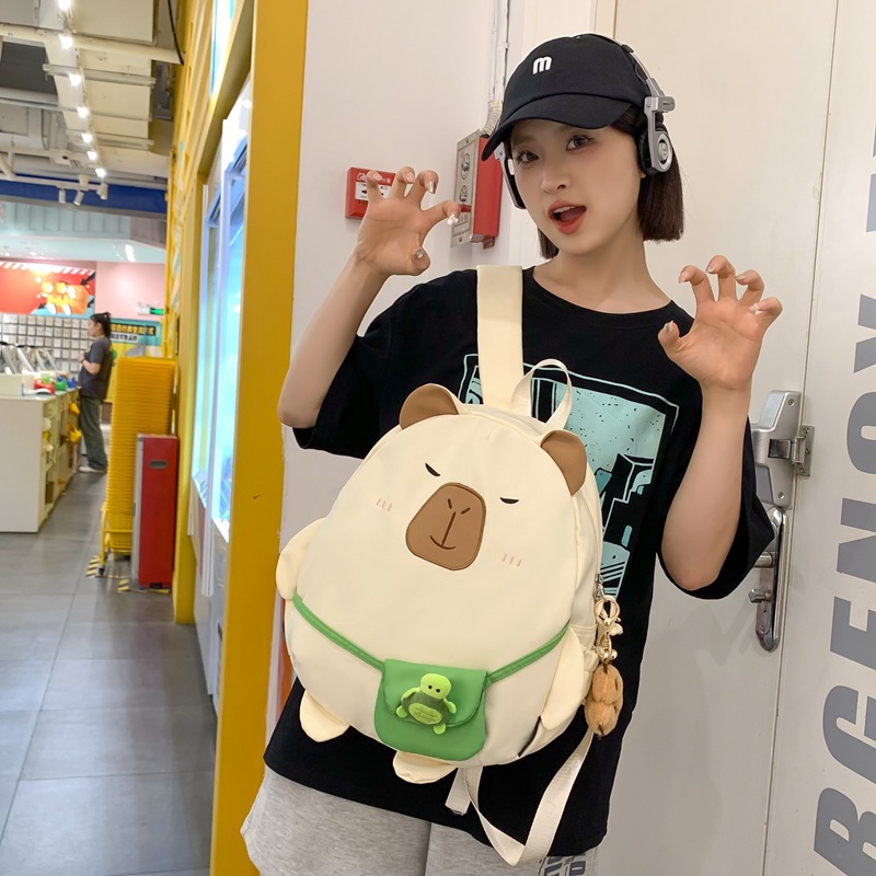 Mochila japonesa de dibujos animados encantadora para chicas, mochila de estudiantes universitarios, nueva mochila de gran capacidad.