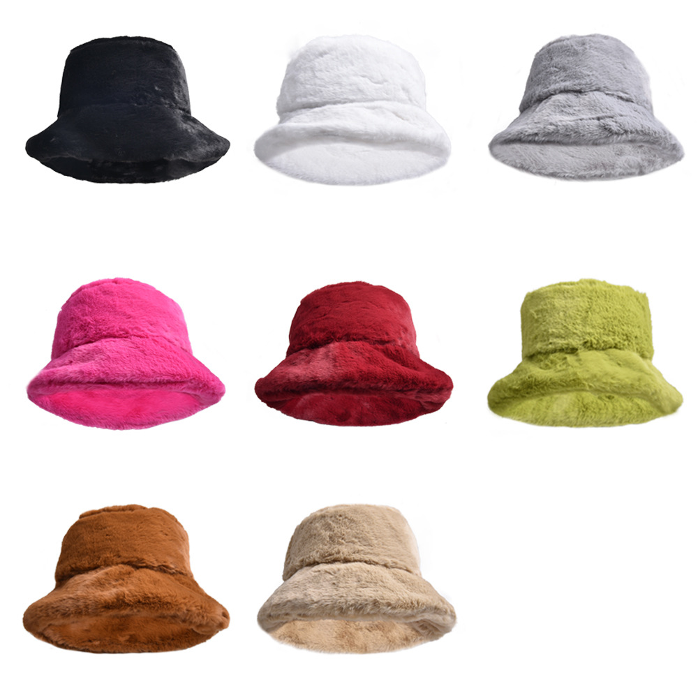Women's Basic Solid Color Wide Eaves Bucket Hat display picture 2
