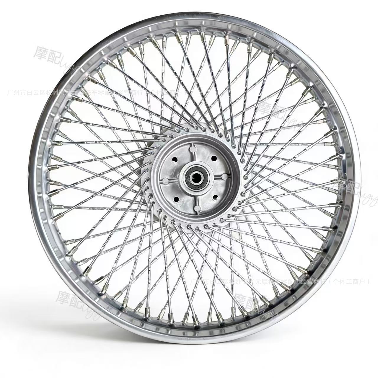 Suitable for Motorcycle Jialing 70Jh Jialing 70 Motorcycle Front and Rear Wheel Rims with Reinforced 72 Steel Wire Front and Rear Wheel Rim Assembly