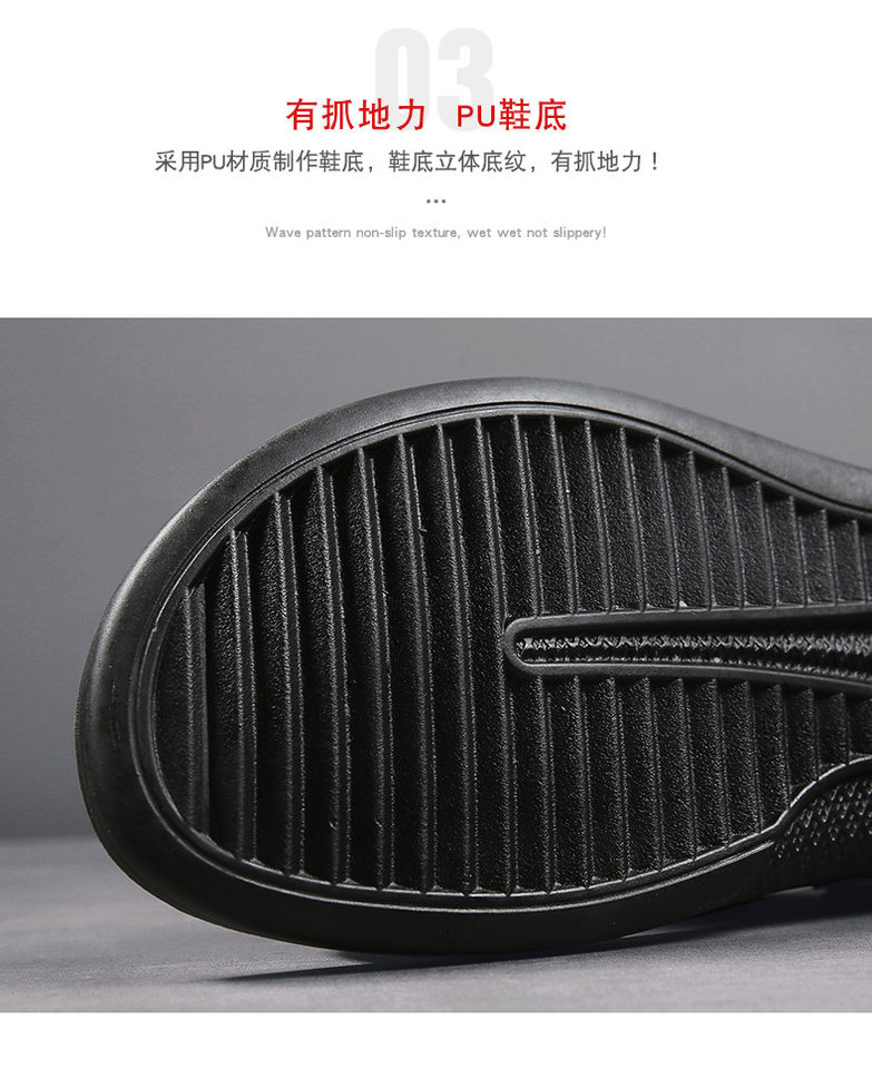 Dép sandal nam quai ngang hở ngón đế mềm thoáng khí chống trơn trượt cỡ lớn — Nâu Đen, vàng nâu chi tiết 10
