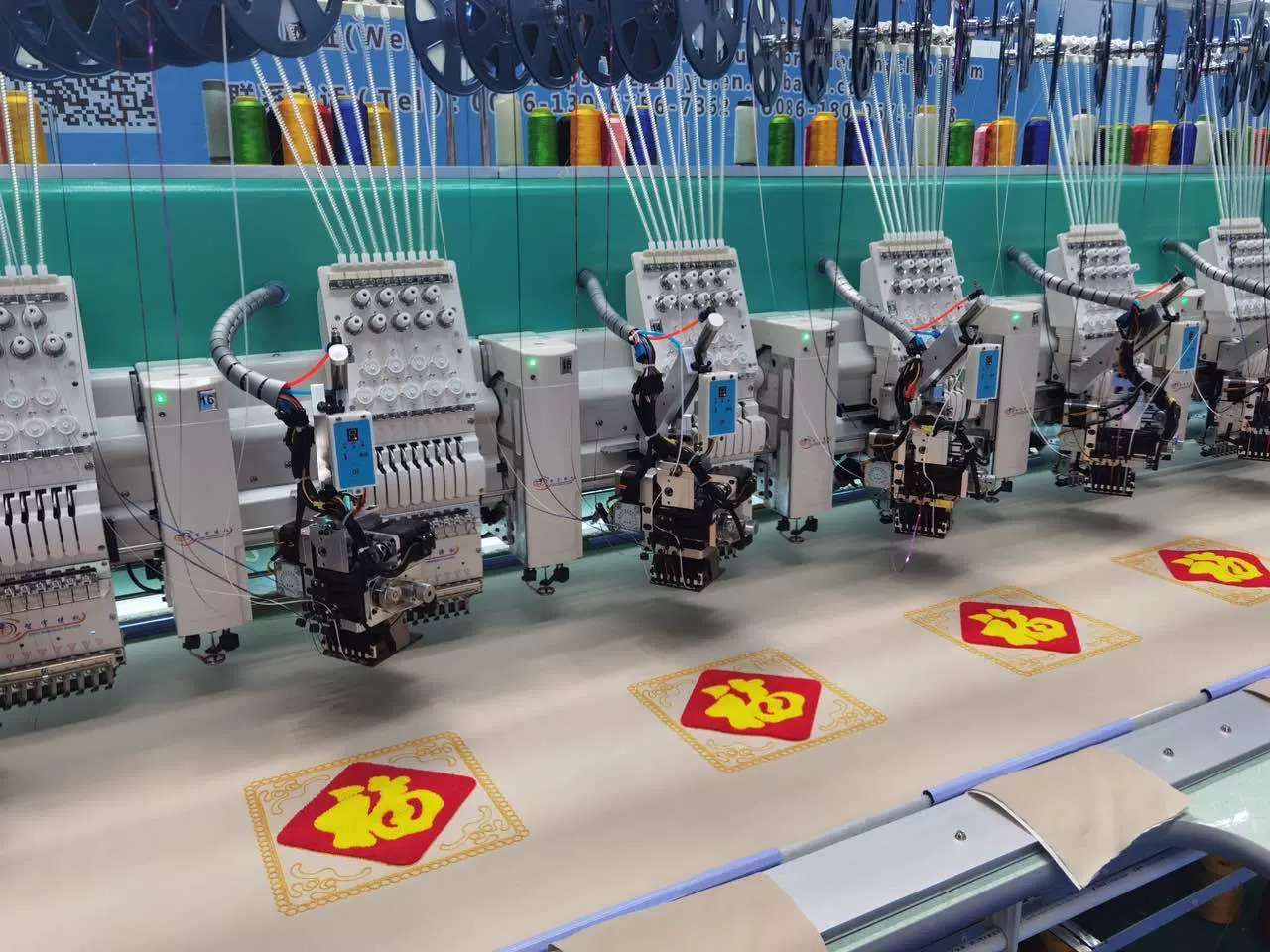 厂家供应 电脑绣花机 电脑花样绣花机   全高速电脑绣花机