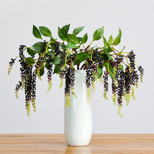 Artificial Green Plant Potted Foreign Business Radish Berry Wild Hanging Flower Material Wedding Floral Landscaping Photography Decoration