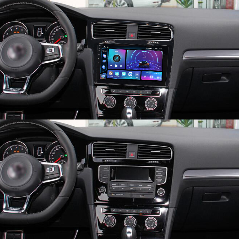 Aplicable a 12 - 20 años Volkswagen Golf 7 Android navegación de automóviles Fang Yitong cuatro núcleos / ocho núcleos pantalla de control central