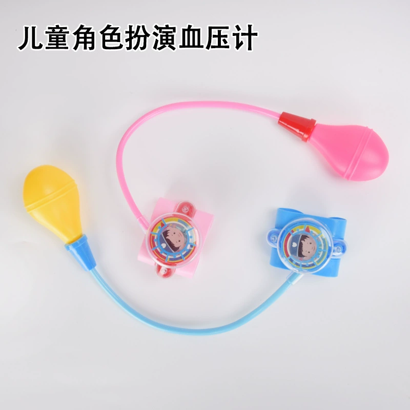 Детский симулятор семейный доктор игрушка игровой домик маленький доктор медсестра измерение артериального давления медицинский инструмент пластиковый Монитор артериального давления игрушка
