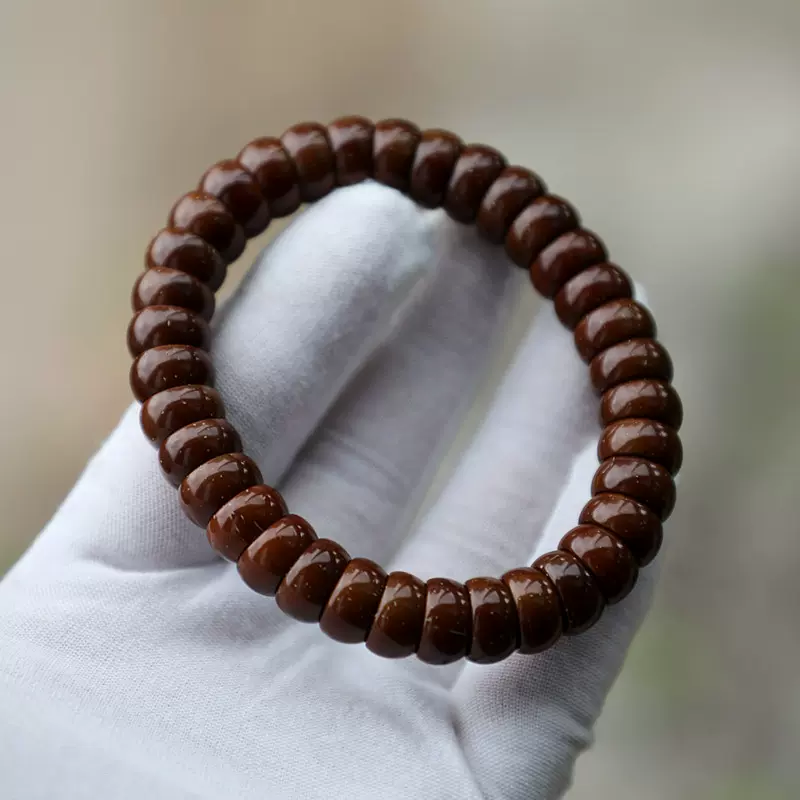 12mm金饭碗碗形紫金鼠碗肠菩提文玩手串