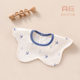 cotton baby bib tpu waterproof baby saliva towel newborn 360 ° rotatable saliva towel baby bib