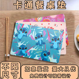 pp餐垫厂家直销跨境爆款卡通可爱杯垫防水隔热餐桌垫家用塑料餐垫