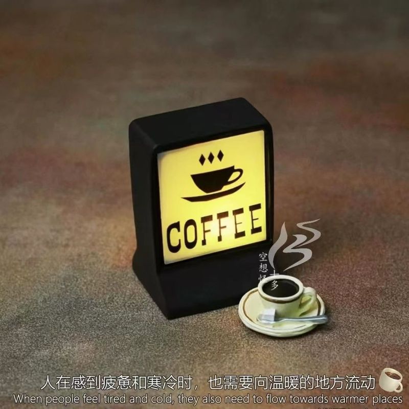 发光磁吸模型微缩装饰摆件卧式冰箱迷你711冰箱贴冰柜便利店创意|undefined