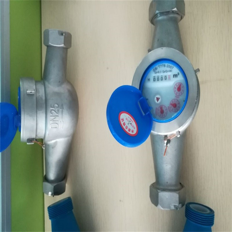 304L不锈钢316L水表螺纹UPVC塑料水表CF8M卧式安装CF3M立式安装等