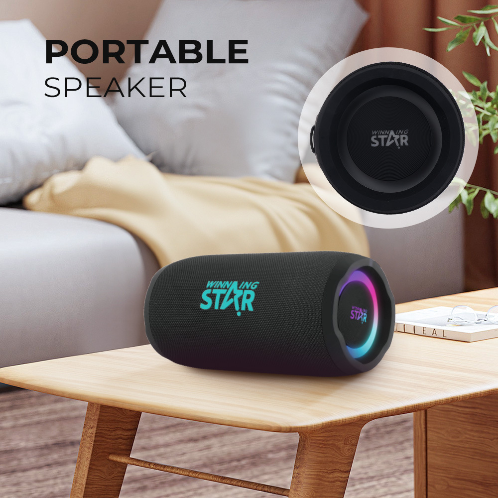 WINNING STAR transfronterizo exclusivamente para comercio exterior Bluetooth inalámbrico portátil mini woofer altavoz