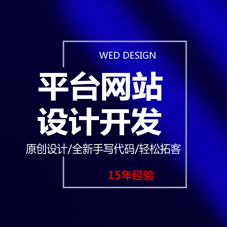 2023 平台 二 深蓝色阿里网站宣传图