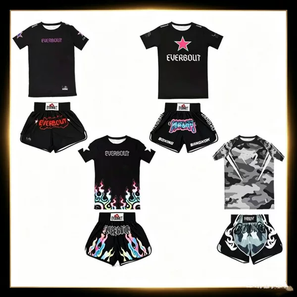 Venom Quick-Drying Shorts Boxing Sanda Fighting Training Mma Fighting Sports Ufc Boxing Suit Professional Men's and Women's Set