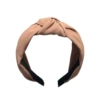 Headband with inner support 3CM11892D khaki knotted headband