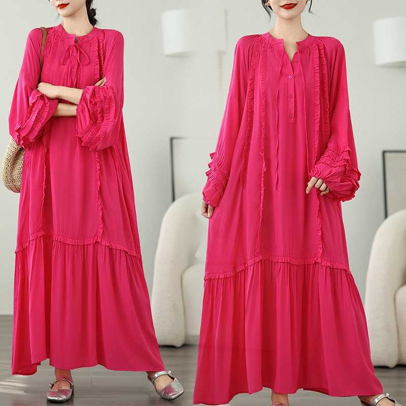   春  F 大きいサイズ ワンピース