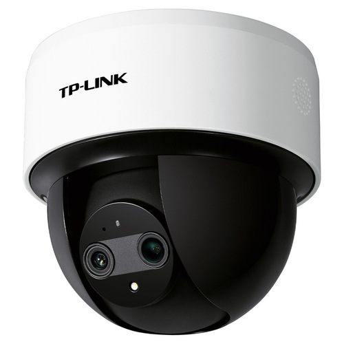 TP-LINK TL-IPC44KW双目变焦版400万POE供电远程云台无线摄像头