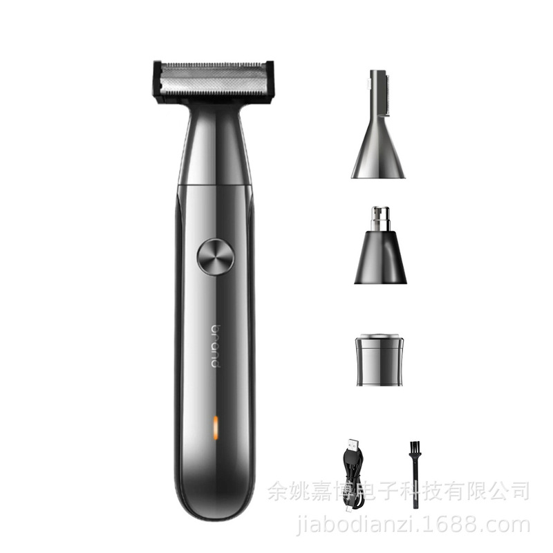 New Multifunctional Typec Rechargeable Single-Edged Electric Shaver Waterproof T-Head Shaver with Privacy Shaving