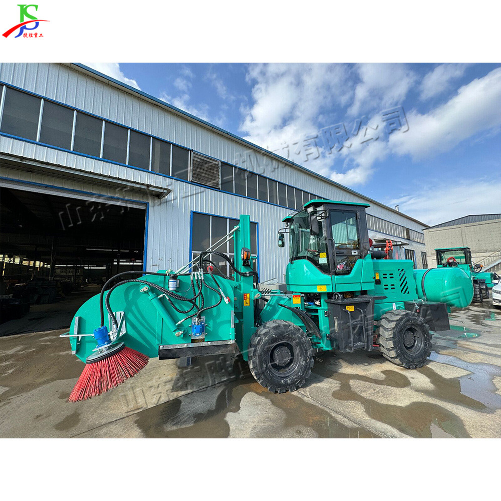Cargador barredor de suelo limpiador de saneamiento del sitio de ingeniería hidráulico estático conducido material camión de recolección de residuos