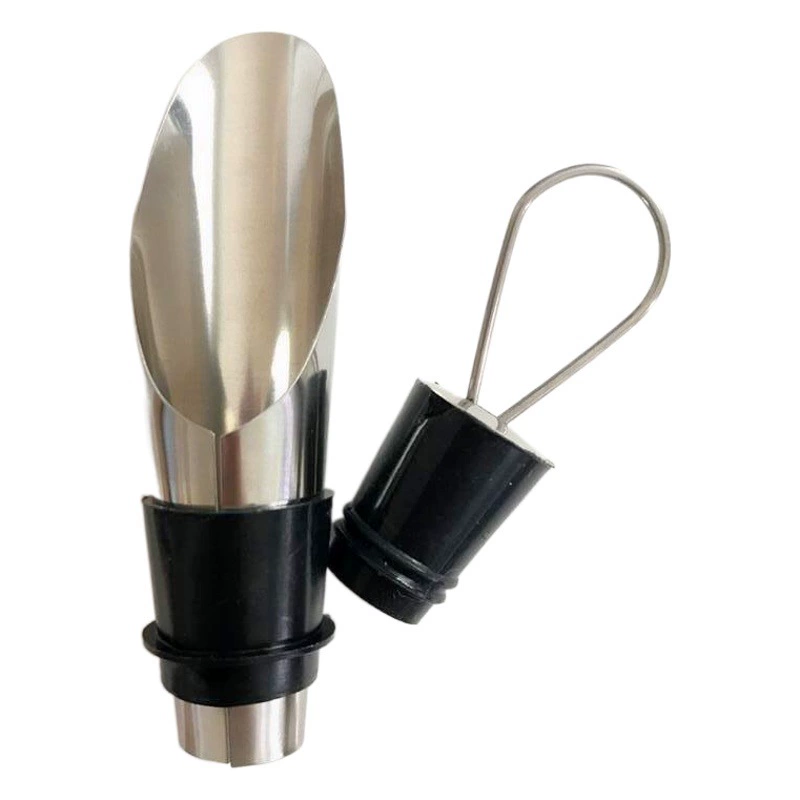 Металлическая винная пробка для вина 2-в-1 из нержавеющей стали простая винная пробка для вина