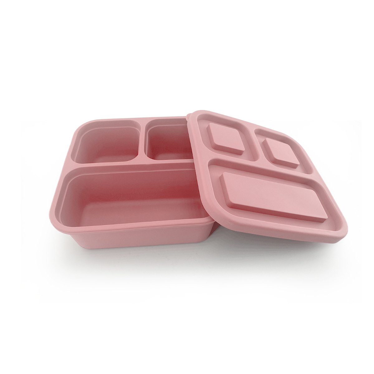 Nuevo producto Caja de conservación fresca de silicona Alimentos Frutas y verduras Conservación fresca Redondo Cuadrado Cuadrado Picnic Microondas Arroz Bento