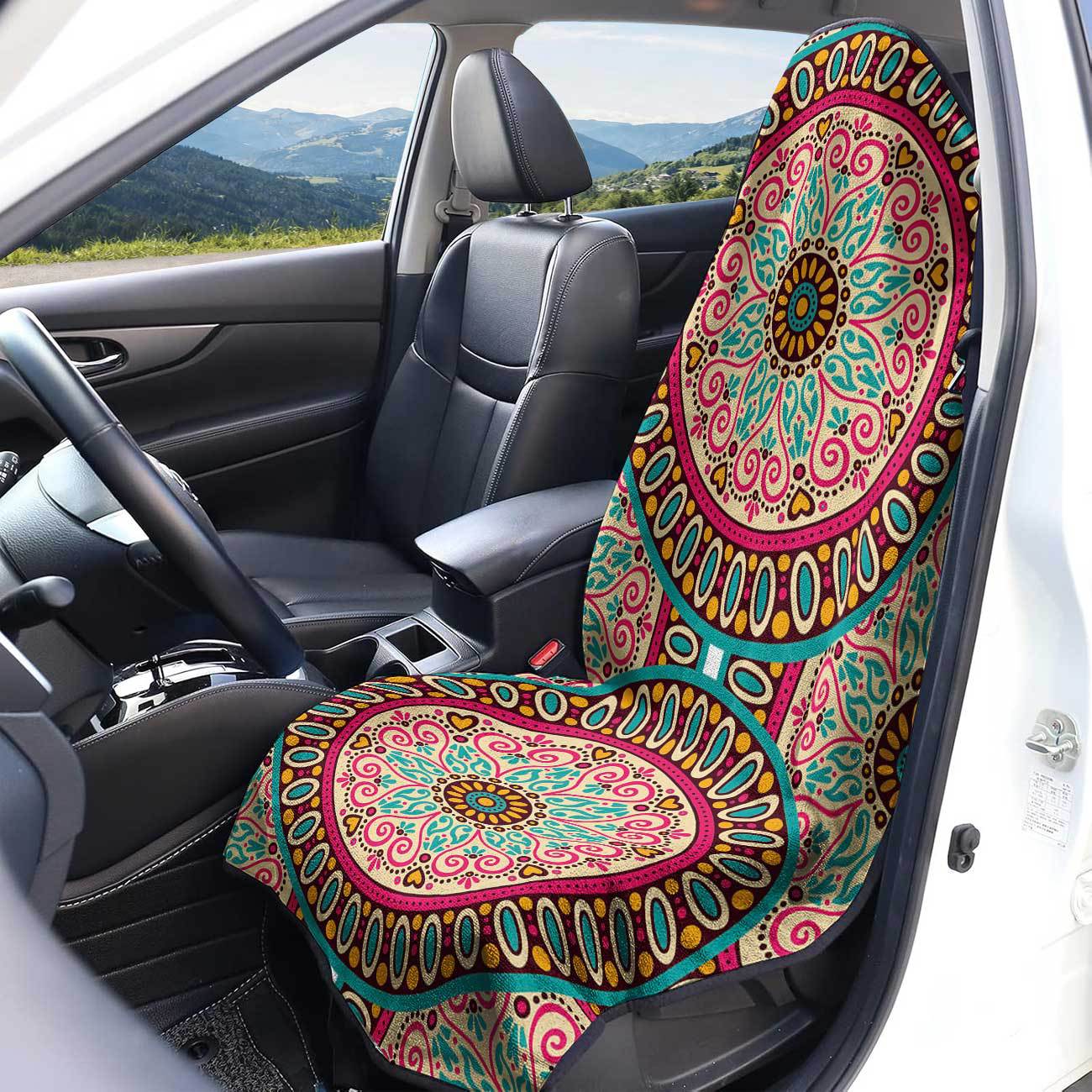 Car seat towel cover front seat protector suitable for gym and exercise, universal for all seasons, car use 31