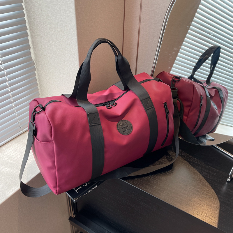 手提旅行包男女休闲斜挎运动健身包干湿分离训练包女出差旅游行包|undefined
