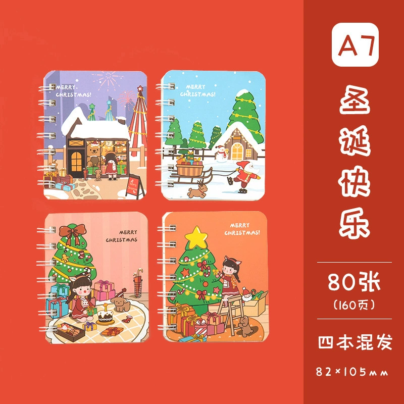 A7 Rollover Coil Mini Notebook Journal Office Notepad