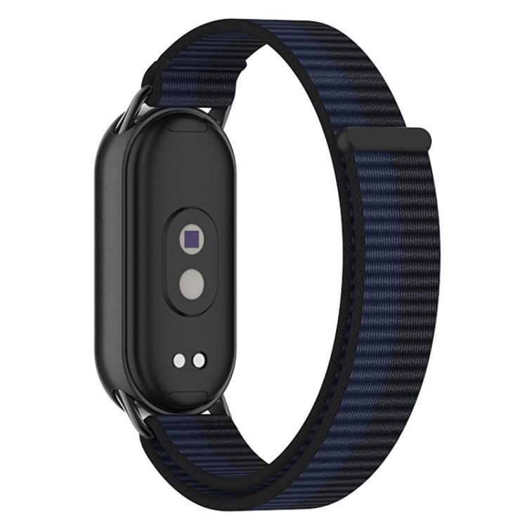 xDfind cabeza metálica de nylon trenzada correa de retorno para pulseras Xiaomi 10 / 9 / 8 / NFC