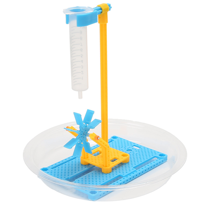 Ciencia pequeña experimento de rueda de agua para estudiantes creativos de tecnología artesanal pequeña ciencia y educación paquete de materiales físicos