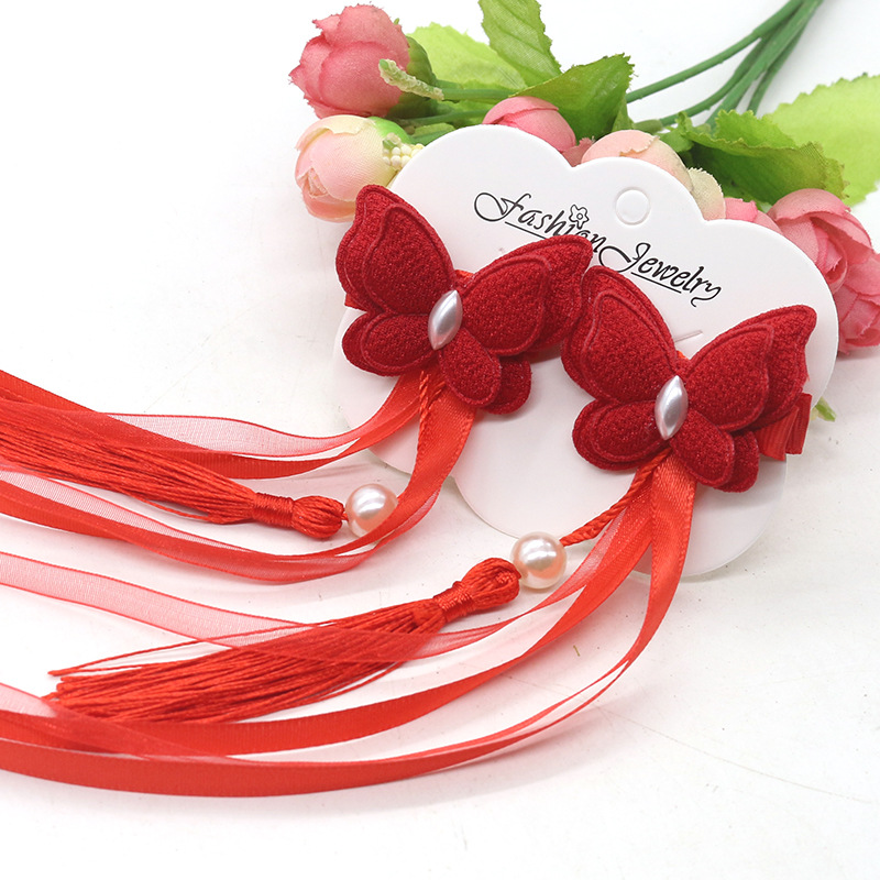 Long ribbon Hanfu hairpin