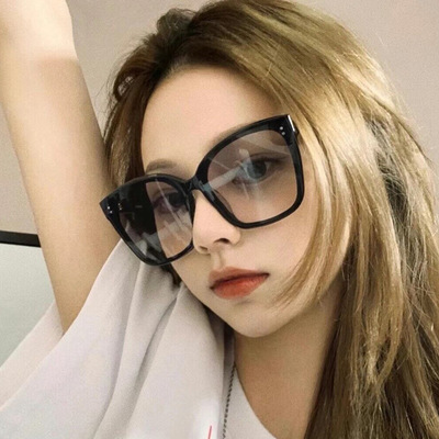 太阳眼镜女2021新款ins吴亦凡同款渐变墨镜男潮大脸显瘦网红圆脸