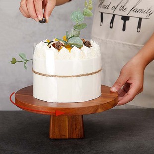 Factory direct cake turntable decorating table Japanese-style rotatable baking tray home birthday baking display ornaments