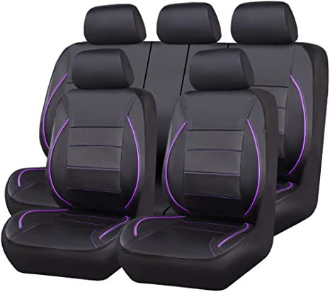 Foreign Trade Cross-Border European and American Pu Leather Car Seat Cover Universal Amazon Temu Hot Selling Single Needle Pull Leather