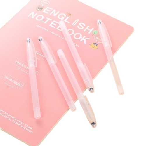 Transparent PP pen barrel ballpoint pen spare barrel water pen empty pen case accessories universal plastic pen barrel pen