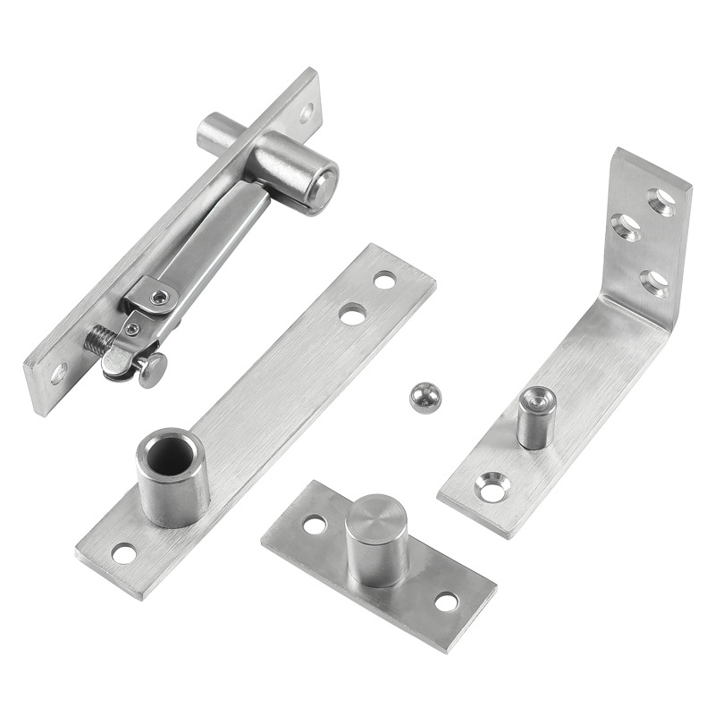 Acero inoxidable bisagra de 180 grados bisagra del eje del cielo bisagra de 360 grados bisagra de puerta invisible bisagra de pivote superior e inferior bisagra oculta