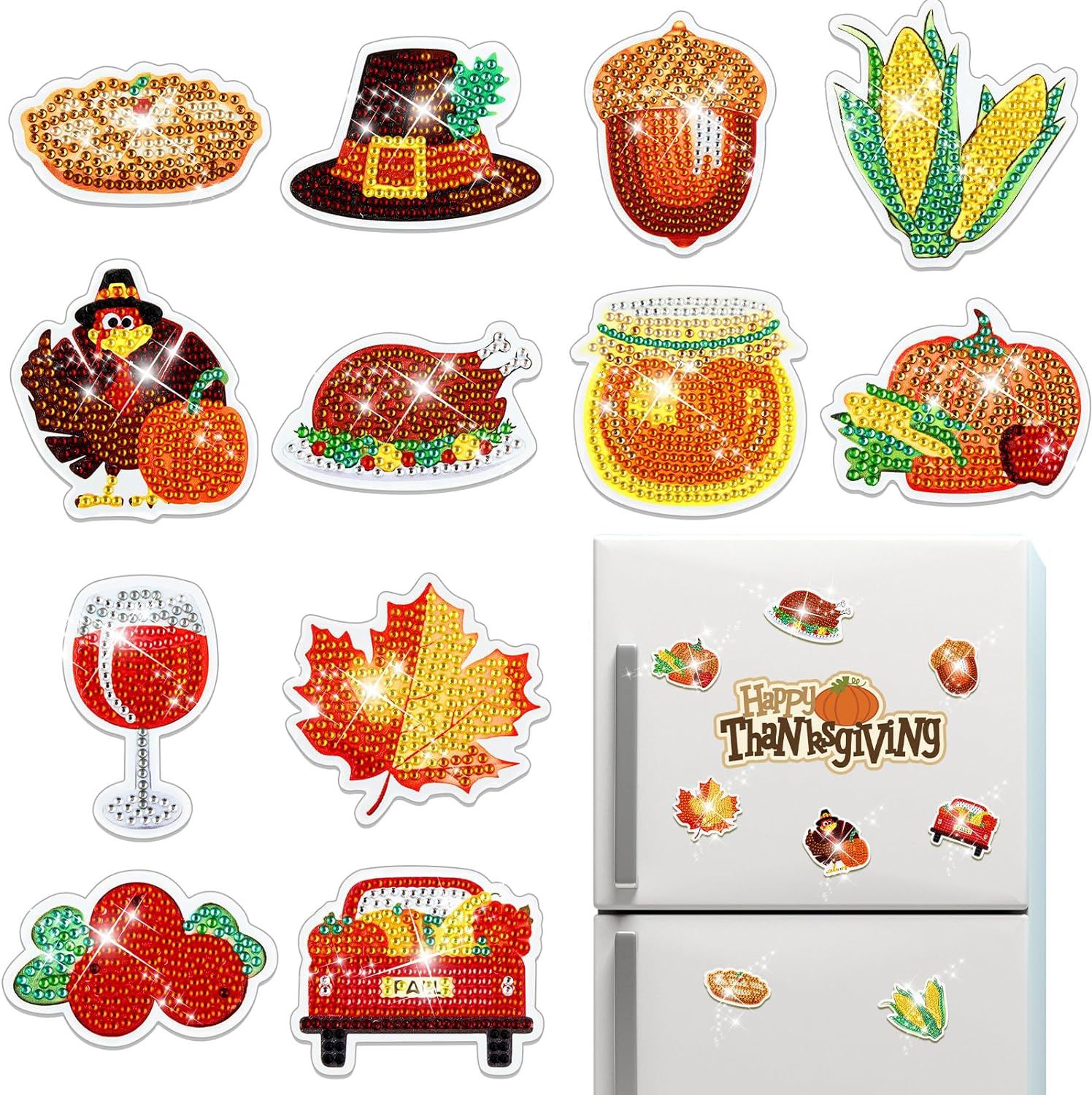 Transfronterizo nueva serie de Halloween 2026 pintura de diamantes diy cojín de tazas hecha a mano colgante llavero pegado diamante refrigerador