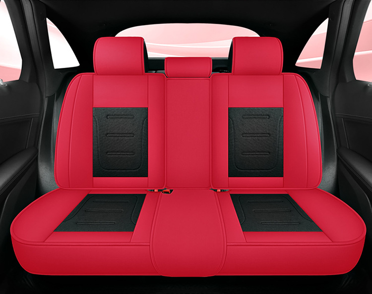 Napa Leather Seat Cushion Five-Seater Car Cushion Summer Seat Cover New Car Seat Cover Four-Season All-Inclusive Seat Cover Leather Seat Cover