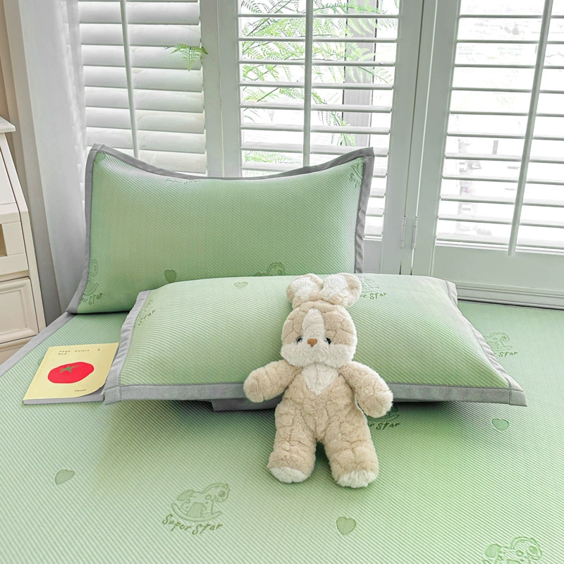 Summer mat, silk set for elementary school students, 3 piece set, increased thickness, wholesale