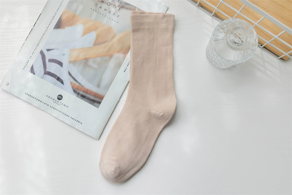Candy color pile socks college jk socks women's solid color mid-calf socks women's ins trend manufacturer wholesale