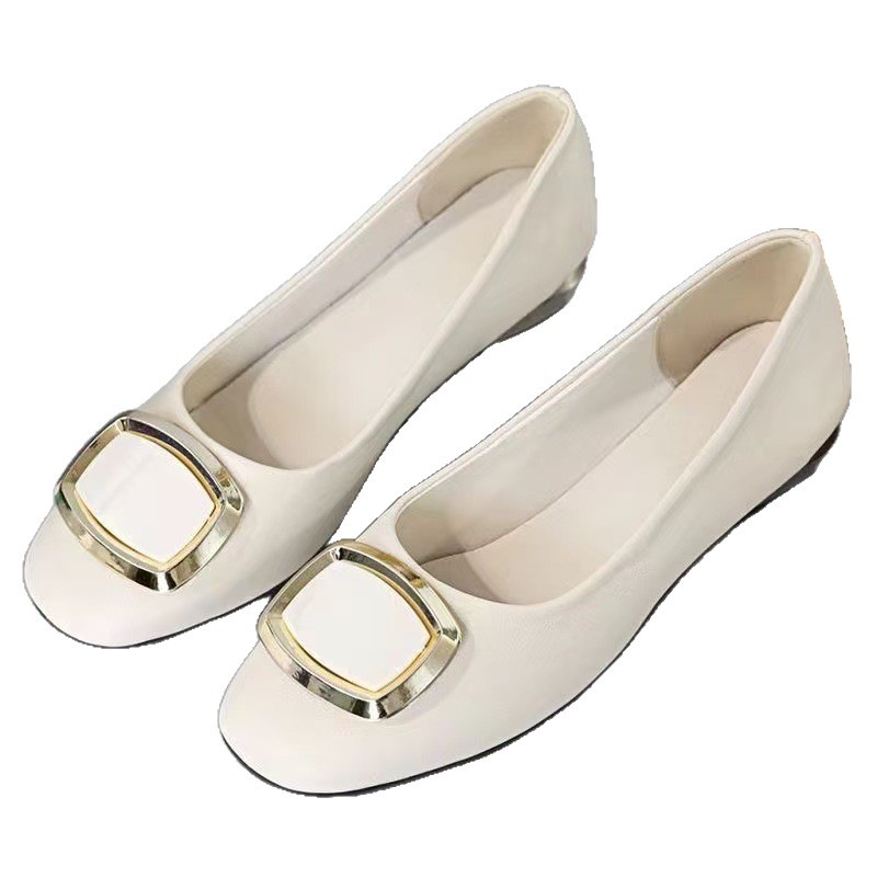 2026 verano antideslizante con suela suave y superficial zapatos de mujer primavera y verano nuevos zapatos de trabajo transpirables zapatos diarios de mujer