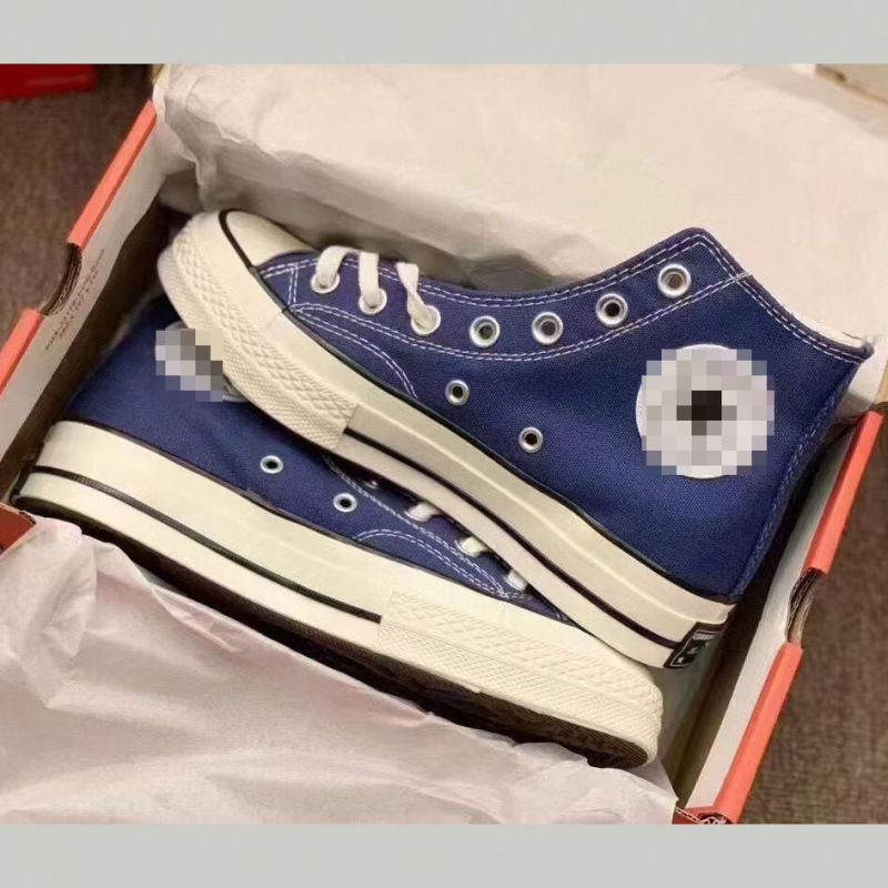 Putian Meiqi Converse High-Top Canvas Shoes Summer Black and White Red Brown Student Campus Cloth Shoes for Couples Men and Women