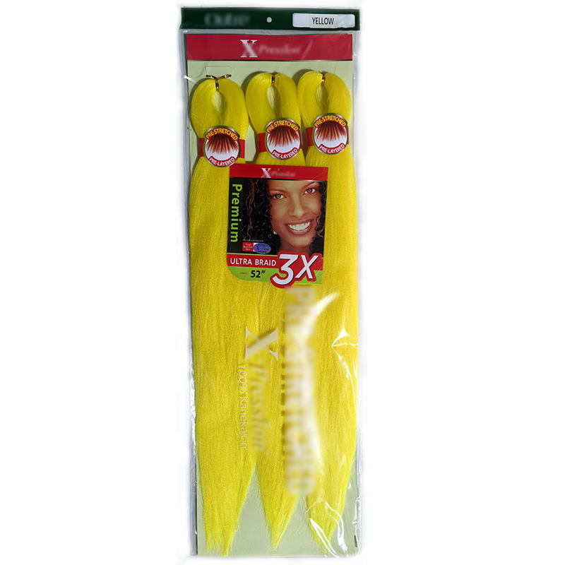 3X pre-estirado EZ trenzado cabello de tres piezas fabricantes al por mayor